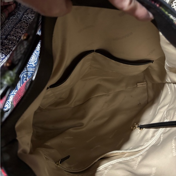 Brahmin red garland Snake Print Bag - Picture 2 of 7